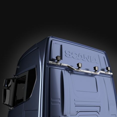 后向式不锈钢车顶杆 - Scania出品,用于Scania NTG